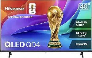 Hisense 40" Hi-QLED FHD Smart Roku TV