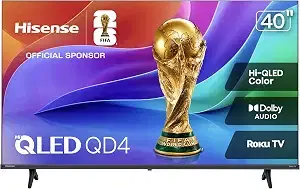 Hisense 40" Hi-QLED FHD Smart Roku TV