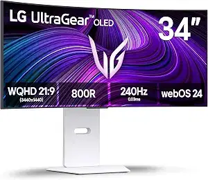 LG 34GX90SA-W 34" WQHD OLED 240Hz Gaming Monitor