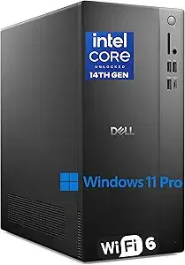 Dell Ect1250 Tower PC - 14th Gen Intel, 16GB RAM, 512GB SSD