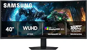 Samsung 40" Odyssey G7 180Hz Curved Gaming Monitor