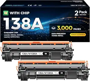 138A 2-Pack Toner Cartridge for HP LaserJet Pro