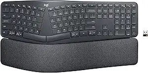 Logitech Ergo K860 Wireless Ergonomic Split Keyboard with Wrist Rest