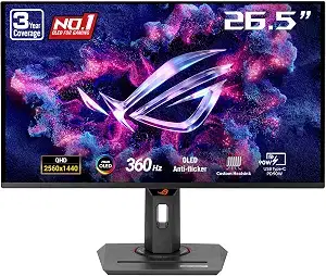ASUS ROG Strix 26.5" 1440P 360Hz QD-OLED Gaming Monitor