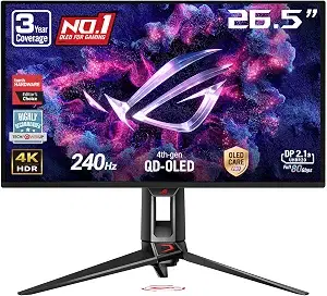 ASUS ROG PG27UCDM 27 Inch 4K 240Hz OLED Gaming Monitor QD-OLED